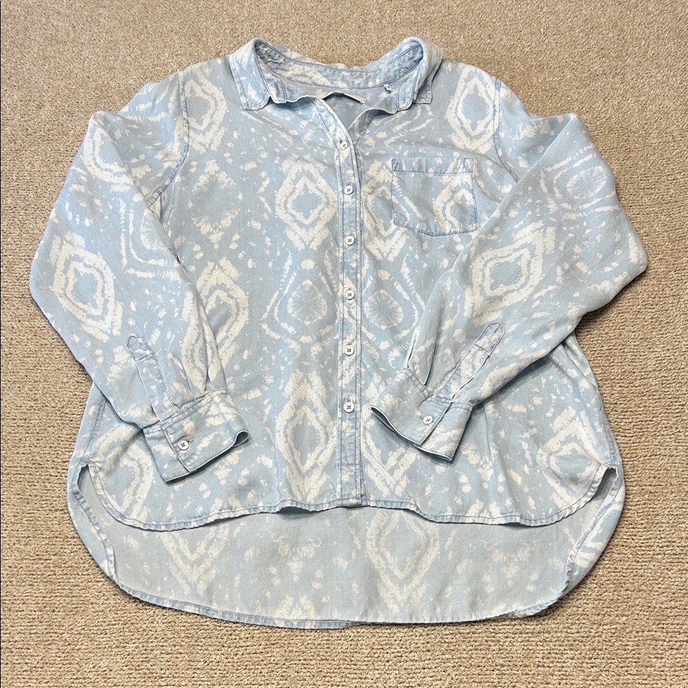 Foxcroft Sky Blue Collared Shirt